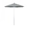 California Umbrella 7.5' Silver Aluminum Market Patio Umbrella, Sunbrella Gateway Mist 194061334140 - alternate 1